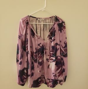 Purple flower shirt